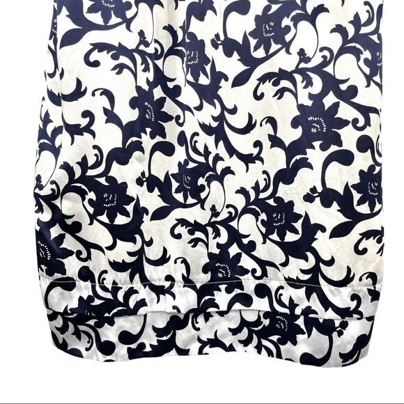 Diane Von Furstenberg Vintage Damask Porcelain Print Silk Dress Size 2 - Picture 5 of 7